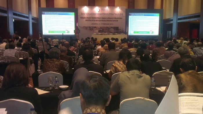 MS Hidayat Gelar Raker Kemenperin di Hotel Borobudur