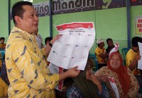 Simulasi tersebut dilakukan di Jawa Tengah. (Dwi)