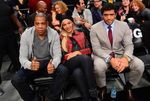Jay Z dan Beyonce Asyik Nonton Basket
