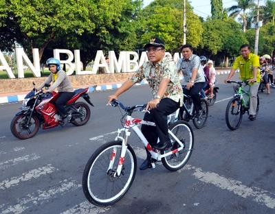 Jalanan di Banyuwangi akan Diberi Jalur Khusus Pesepeda