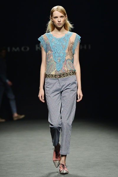 Massimo Rebecchi. Spring/Summer 2014. Milan Fashion Week 2014. [Photo by Tullio M. Puglia/Getty Images]