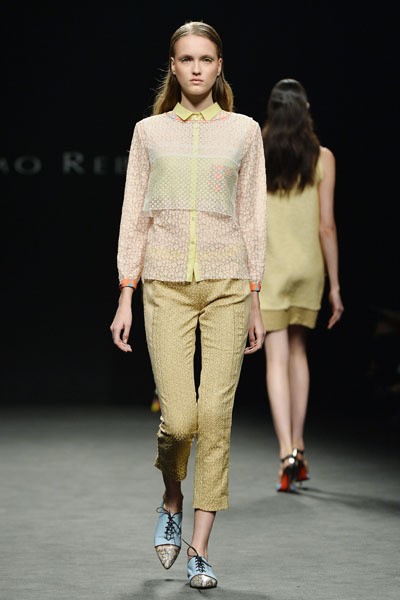 Massimo Rebecchi. Spring/Summer 2014. Milan Fashion Week 2014. [Photo by Tullio M. Puglia/Getty Images]