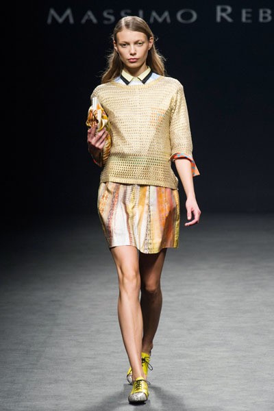 Massimo Rebecchi. Spring/Summer 2014. Milan Fashion Week 2014. [Photo by Tullio M. Puglia/Getty Images]