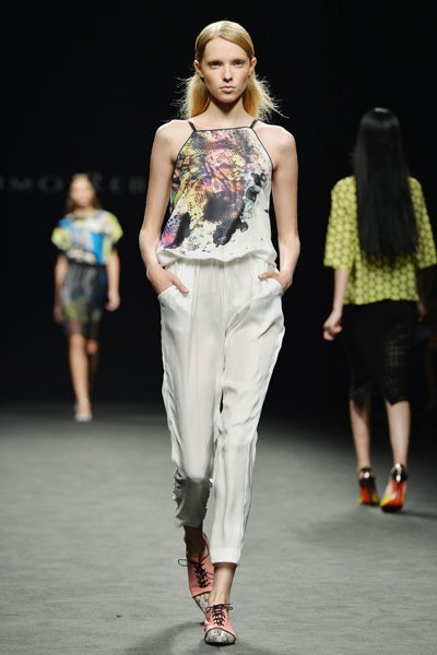 Massimo Rebecchi. Spring/Summer 2014. Milan Fashion Week 2014. [Photo by Tullio M. Puglia/Getty Images]