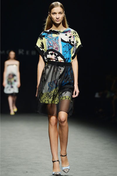 Massimo Rebecchi. Spring/Summer 2014. Milan Fashion Week 2014. [Photo by Tullio M. Puglia/Getty Images]