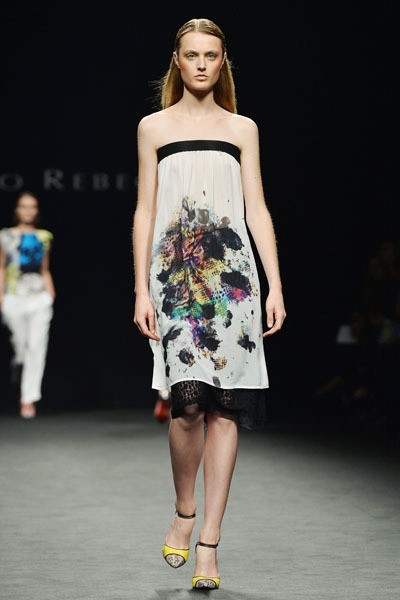 Massimo Rebecchi. Spring/Summer 2014. Milan Fashion Week 2014. [Photo by Tullio M. Puglia/Getty Images]