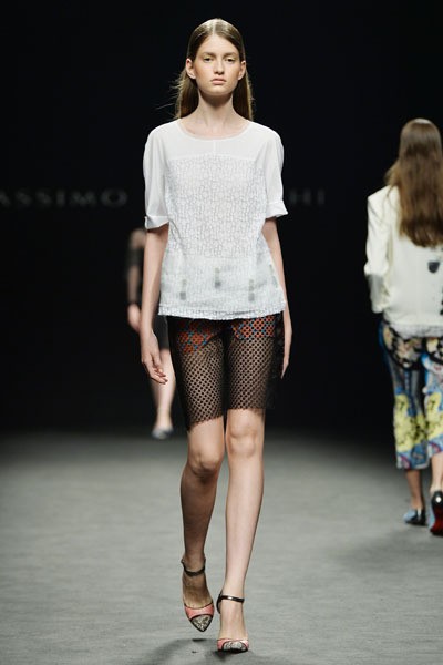 Massimo Rebecchi. Spring/Summer 2014. Milan Fashion Week 2014. [Photo by Tullio M. Puglia/Getty Images]