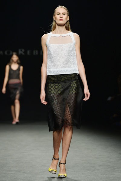 Massimo Rebecchi. Spring/Summer 2014. Milan Fashion Week 2014. [Photo by Tullio M. Puglia/Getty Images]