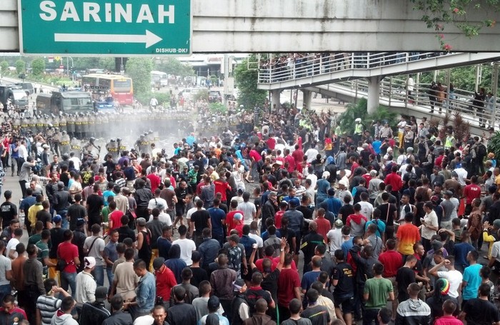 Simulasi Dimulai, Bundaran HI Arah Sarinah Ditutup