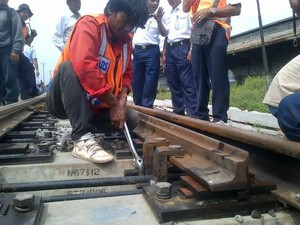 Antisipasi Banjir, Jalur Rel Ganda di Pekalongan-Semarang Ditinggikan