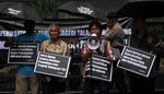 Korban Talangsari Gelar Aksi di Kejagung