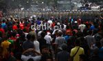 Latihan Pengamanan Pemilu di Bawaslu