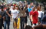 Latihan Pengamanan Pemilu di Bawaslu