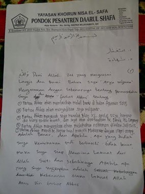 Ini Isi Sumpah Arya Wiguna soal Farhat Abbas