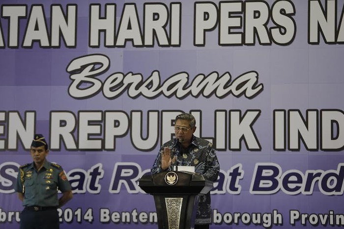 SBY Tetap Apresiasi Pers Meski Diserang Berita Negatif