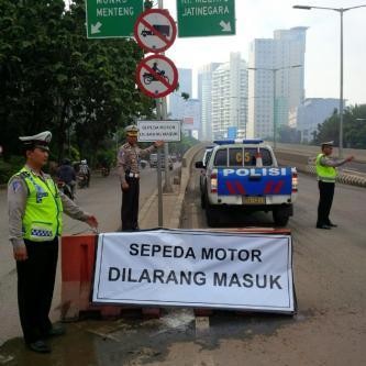 Pelanggaran di JLNT Turun, 4 Jam Razia Cuma Tilang 12 Pemotor