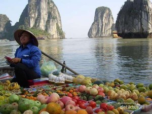 Pemandangan Ajaib di Halong Bay, Vietnam