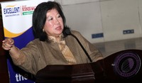 Menteri Pariwisata dan Ekonomi Kreatif (Menparekraf) Mari Elka Pangestu mengatakan, pariwisata merupakan sektor yang memiliki ketahanan tinggi (resilience) terhadap krisis. Gus Mun/detikFoto.