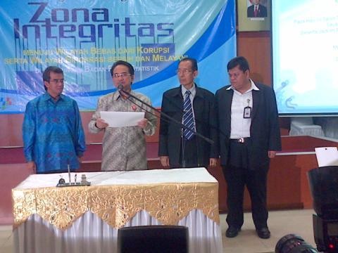 BPS Terapkan Zona Bebas Korupsi