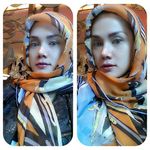 Foto Selfie Mulan Jameela Berhijab