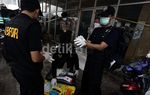 Puslabfor Olah TKP di Klinik Sapta Mitra