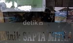 Puslabfor Olah TKP di Klinik Sapta Mitra