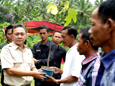 Menhut Kunjungan Kerja ke Lampung