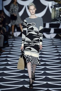 Diane von Furstenberg. Fall/Winter 2014. New York Fashion Week 2014. [Photo by Catwalking/Getty Images]