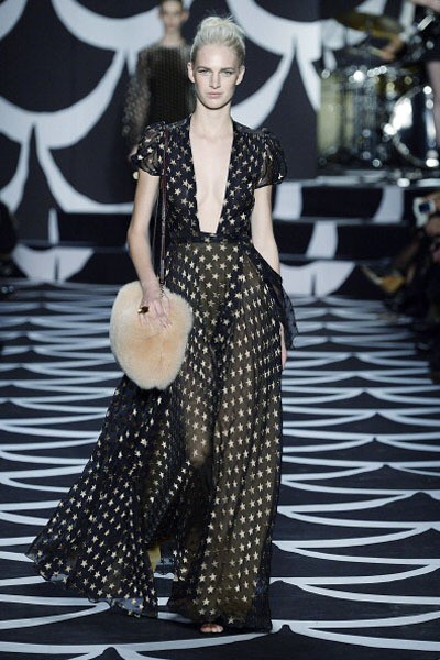 Diane von Furstenberg. Fall/Winter 2014. New York Fashion Week 2014. [Photo by Catwalking/Getty Images]