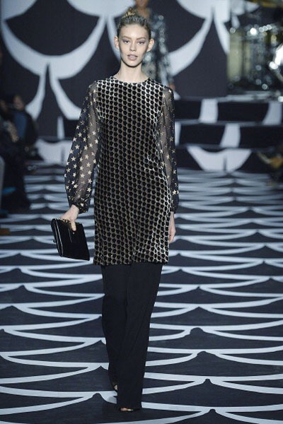 Diane von Furstenberg. Fall/Winter 2014. New York Fashion Week 2014. [Photo by Catwalking/Getty Images]