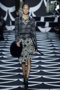 Diane von Furstenberg. Fall/Winter 2014. New York Fashion Week 2014. [Photo by Catwalking/Getty Images]