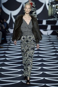 Diane von Furstenberg. Fall/Winter 2014. New York Fashion Week 2014. [Photo by Catwalking/Getty Images]