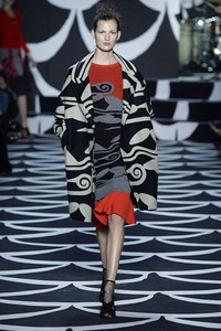 Diane von Furstenberg. Fall/Winter 2014. New York Fashion Week 2014. [Photo by Catwalking/Getty Images]