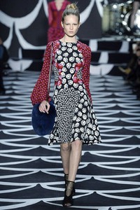 Diane von Furstenberg. Fall/Winter 2014. New York Fashion Week 2014. [Photo by Catwalking/Getty Images]