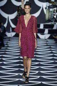 Diane von Furstenberg. Fall/Winter 2014. New York Fashion Week 2014. [Photo by Catwalking/Getty Images]