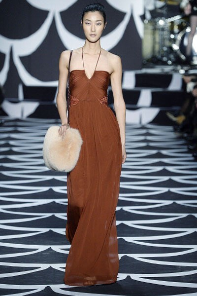 Diane von Furstenberg. Fall/Winter 2014. New York Fashion Week 2014. [Photo by Catwalking/Getty Images]