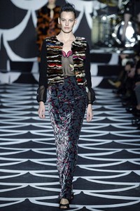 Diane von Furstenberg. Fall/Winter 2014. New York Fashion Week 2014. [Photo by Catwalking/Getty Images]