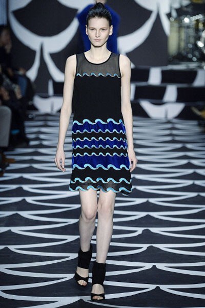 Diane von Furstenberg. Fall/Winter 2014. New York Fashion Week 2014. [Photo by Catwalking/Getty Images]