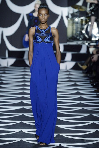 Diane von Furstenberg. Fall/Winter 2014. New York Fashion Week 2014. [Photo by Catwalking/Getty Images]