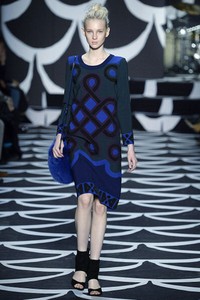 Diane von Furstenberg. Fall/Winter 2014. New York Fashion Week 2014. [Photo by Catwalking/Getty Images]