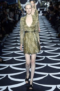 Diane von Furstenberg, Fall/Winter 2014. (Photo by Catwalking/Getty Images)