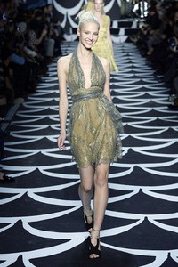 Diane von Furstenberg, Fall/Winter 2014. (Photo by Catwalking/Getty Images)