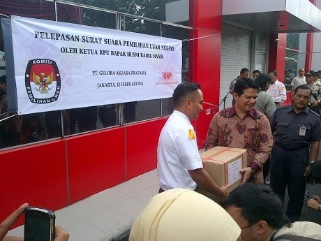 KPU Launching Surat Suara untuk Pemilih di Luar Negeri