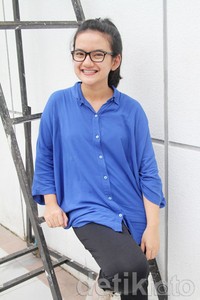 Alsa saat ditemui di kawasan Kuningan, Jakarta Selatan, Selasa (11/2/2014). Gus Mun/detikHOT.