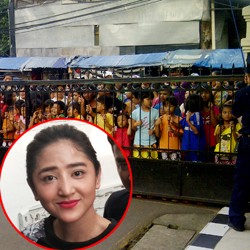 Di Kejari Jaktim, Dewi Persik Jadi Tontonan Warga