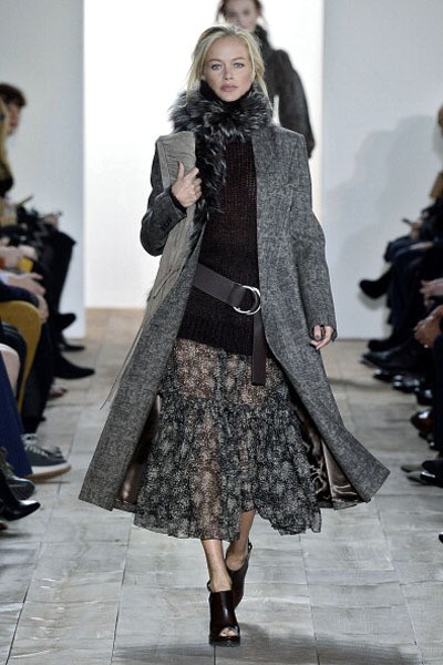 Michael Kors, Fall/Winter 2014. New York Fashion Week 2014. [Photo by Catwalking/Getty Images]