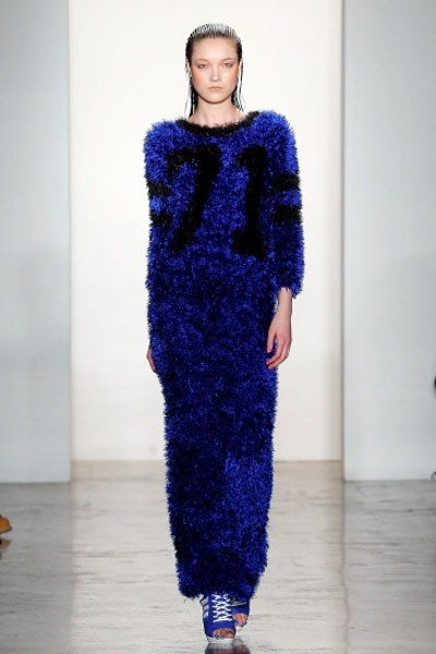 Jeremy Scott. Fall/Winter 2014. New York Fashion Week 2014. [Photo by Jemal Countess/Getty Images]