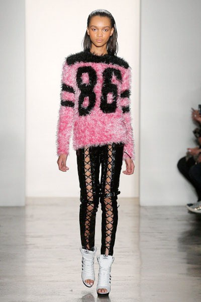 Jeremy Scott. Fall/Winter 2014. New York Fashion Week 2014. [Photo by Jemal Countess/Getty Images]