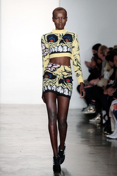 Jeremy Scott. Fall/Winter 2014. New York Fashion Week 2014. [Photo by Jemal Countess/Getty Images]