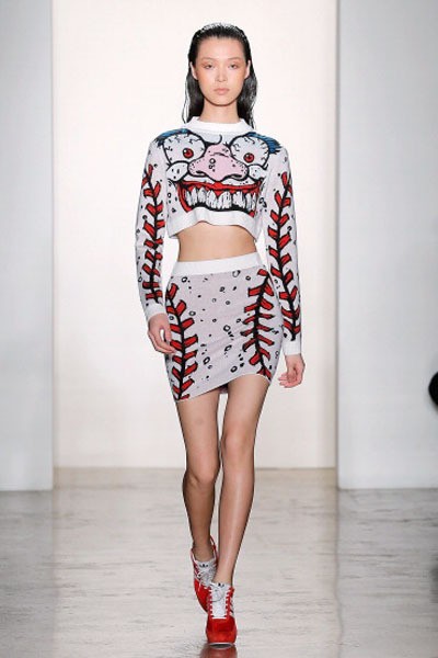 Jeremy Scott. Fall/Winter 2014. New York Fashion Week 2014. [Photo by Jemal Countess/Getty Images]